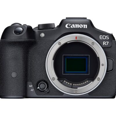 Canon Mirrorless Cameras EOS R7 Body - 32.5 MP APS-C Sized Image Sensor - Dual Pixel CMOS AF II - 4K UHD Video - In-Camera Compositing - LCD Touchscreen - UVC/UAC Compatible