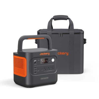 Jackery Explorer 2000 v2 and Carrying Bag, 2042Wh LiFePO4 Battery, 2200W AC Output, 1 Hour Fast Charging for Emergencies, Power Outages, Camping