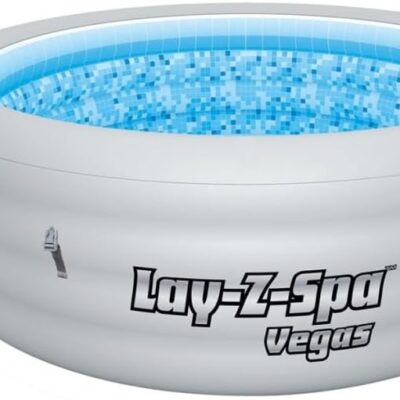 Lay-Z-Spa Vegas Hot Tub, Airjet Inflatable Spa, 4-6 Person