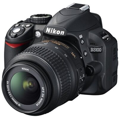 Nikon D3100 Digital SLR Camera with 18-55mm VR Lens Kit (14.2MP) 3 inch LCD (Renewed)