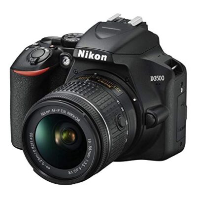 Nikon D3500 + AF-P DX 18–55 VR Kit - Black (Renewed)