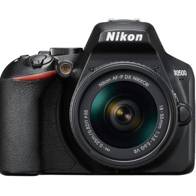Nikon D3500 + AF-P DX 18–55 VR Kit - Black (Renewed)