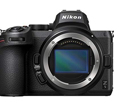 Nikon Z5 Body Mirrorless Camera (273-point Hybrid AF, 5-axis in-body optical image stabilisation, 4K movies, Dual card slots), VOA040AE