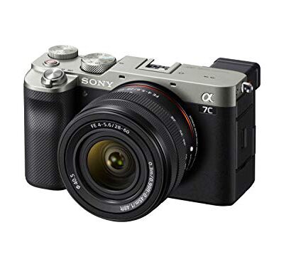 Sony Alpha 7 C Full-frame Mirrorless Interchangeable Lens Camera (Compact and Lightweight, Real-time Autofocus, 24.2 Megapixels, 5-Axis Stabilisation System, Large Battery...